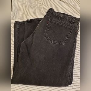 Men's Black Levi's Jeans 550